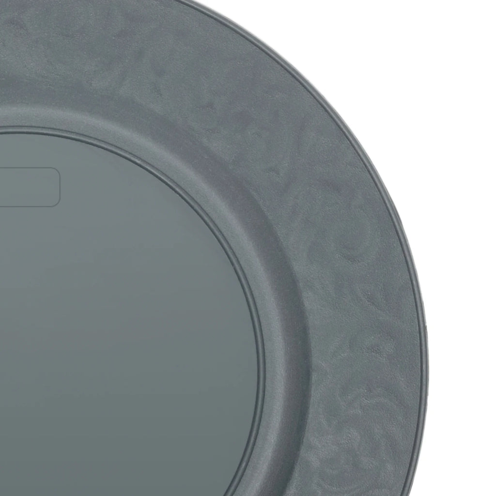 100-Piece Charger Plates Set, Gold Round Western Snack Platters with Patterns, Reusable Serving Plate for Birthday Parties, Holidays, Weddings
